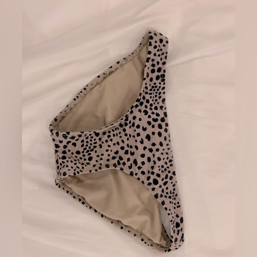 Animal print bikini bottoms